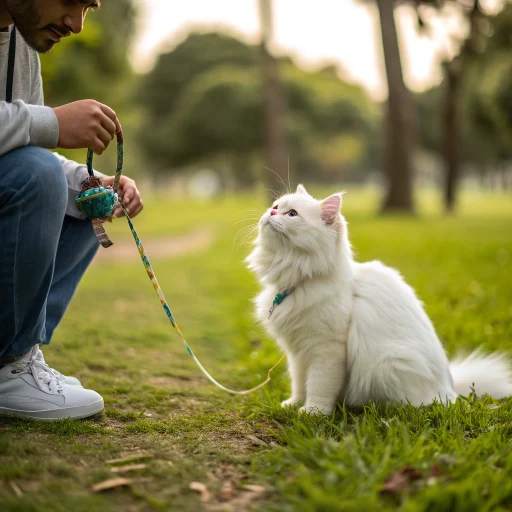 -white-persian-cat-getting-trained-by-owner-in-par