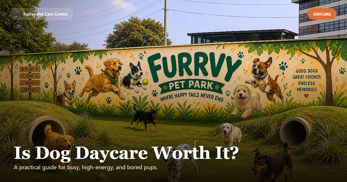 is dog daycare worth it, dog boarding gurgaon