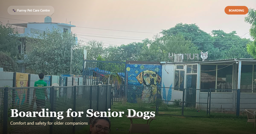 senior dog boarding gurgaon
