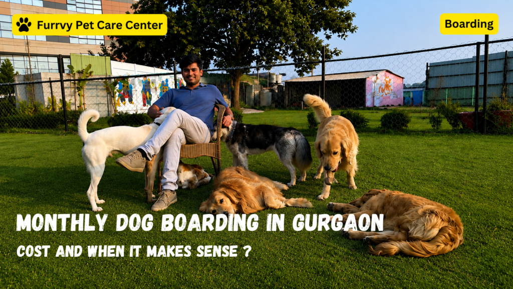dog boarding prices gurgaon