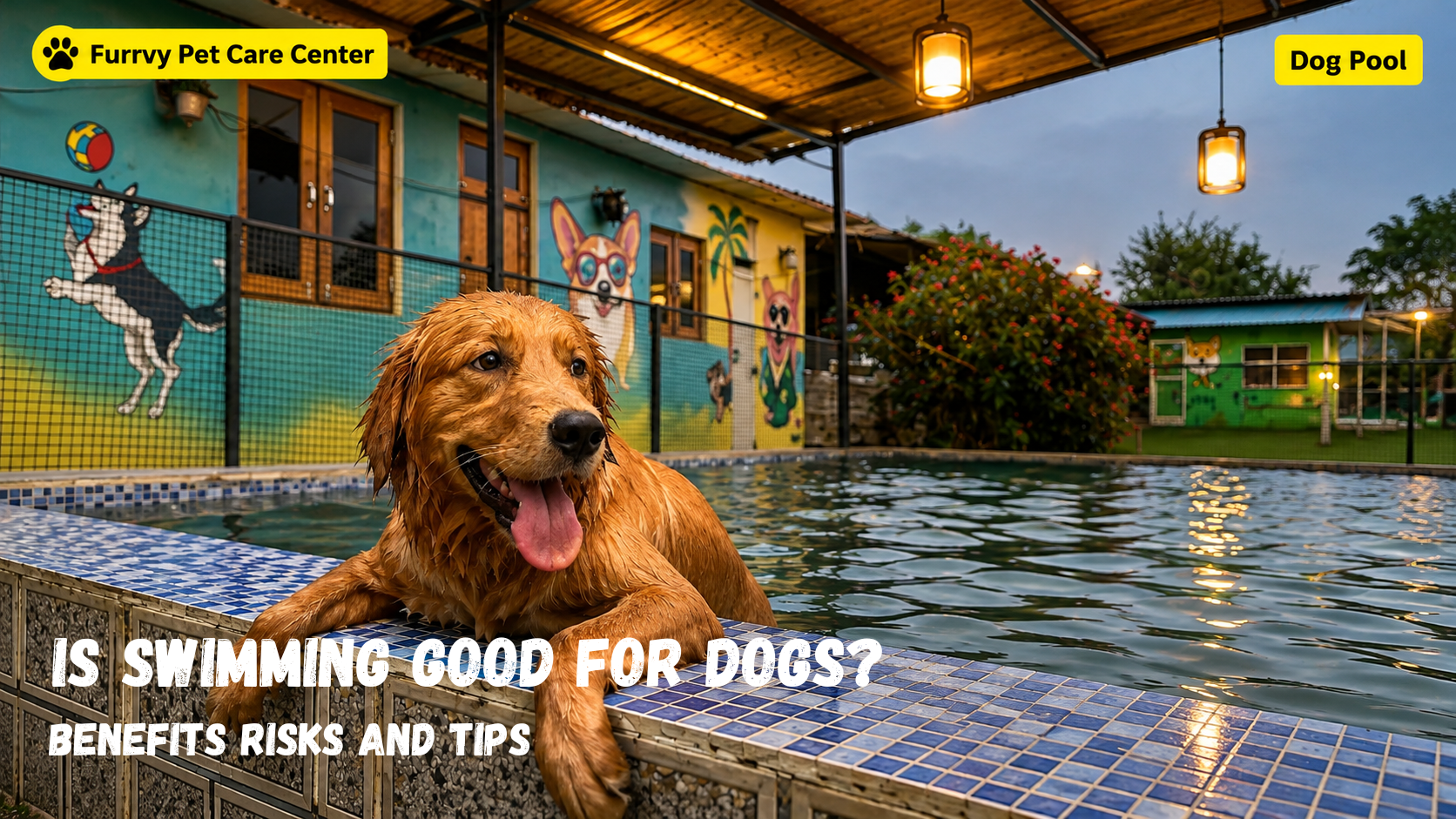 dog swimming pool gurgaon