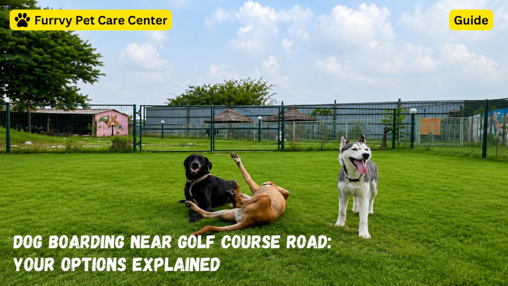 dog boarding golf course road