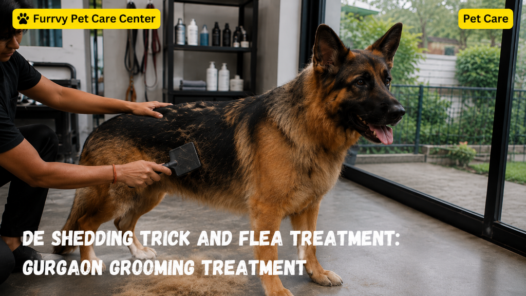 dog deshedding tick treatment gurgaon