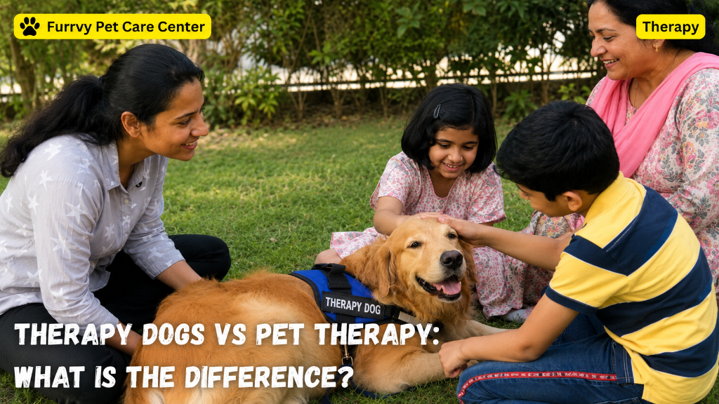 therapy dogs vs pet therapy