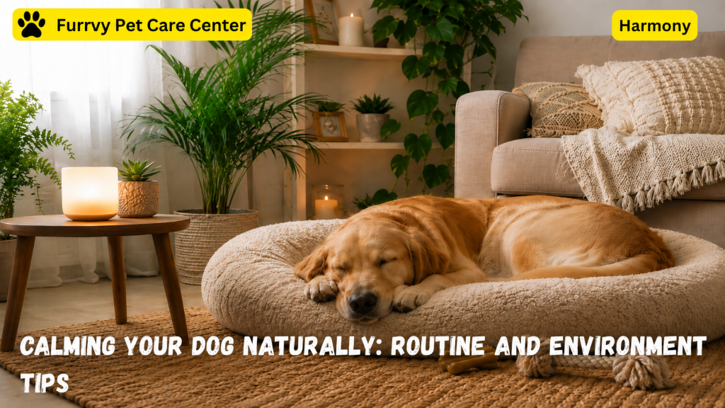 how to calm anxious dog